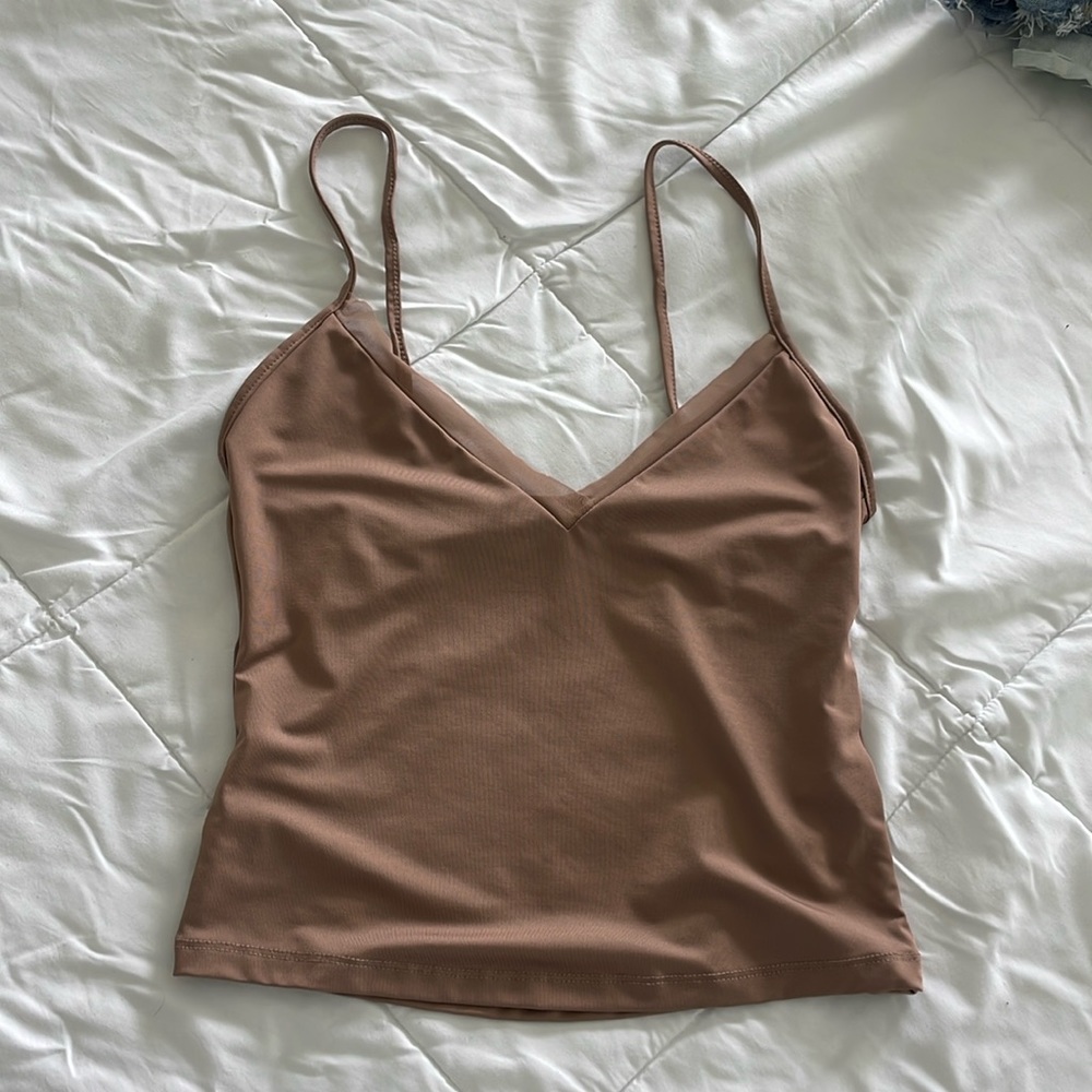 Nude delicate blouse S